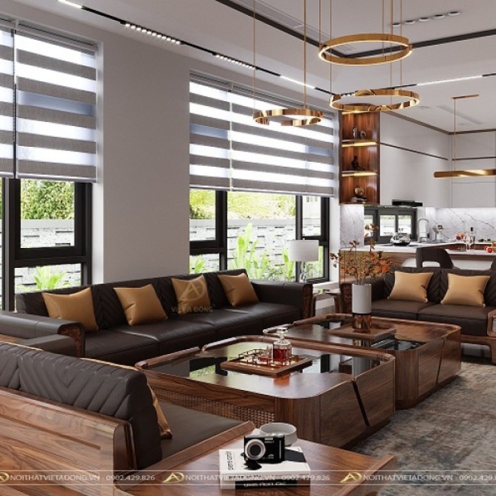 Sofa gỗ óc chó VLOTUS SF-21